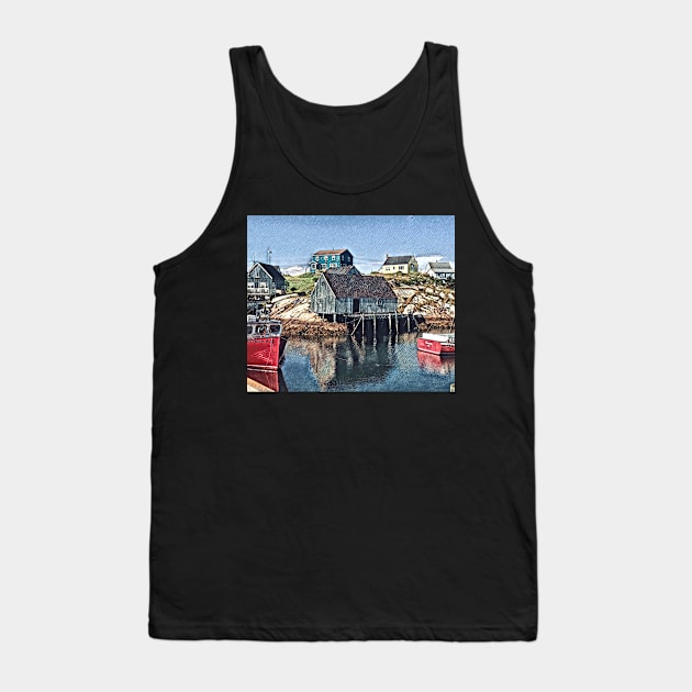 Peggy’s cove, Nova Scotia Tank Top by Dillyzip1202